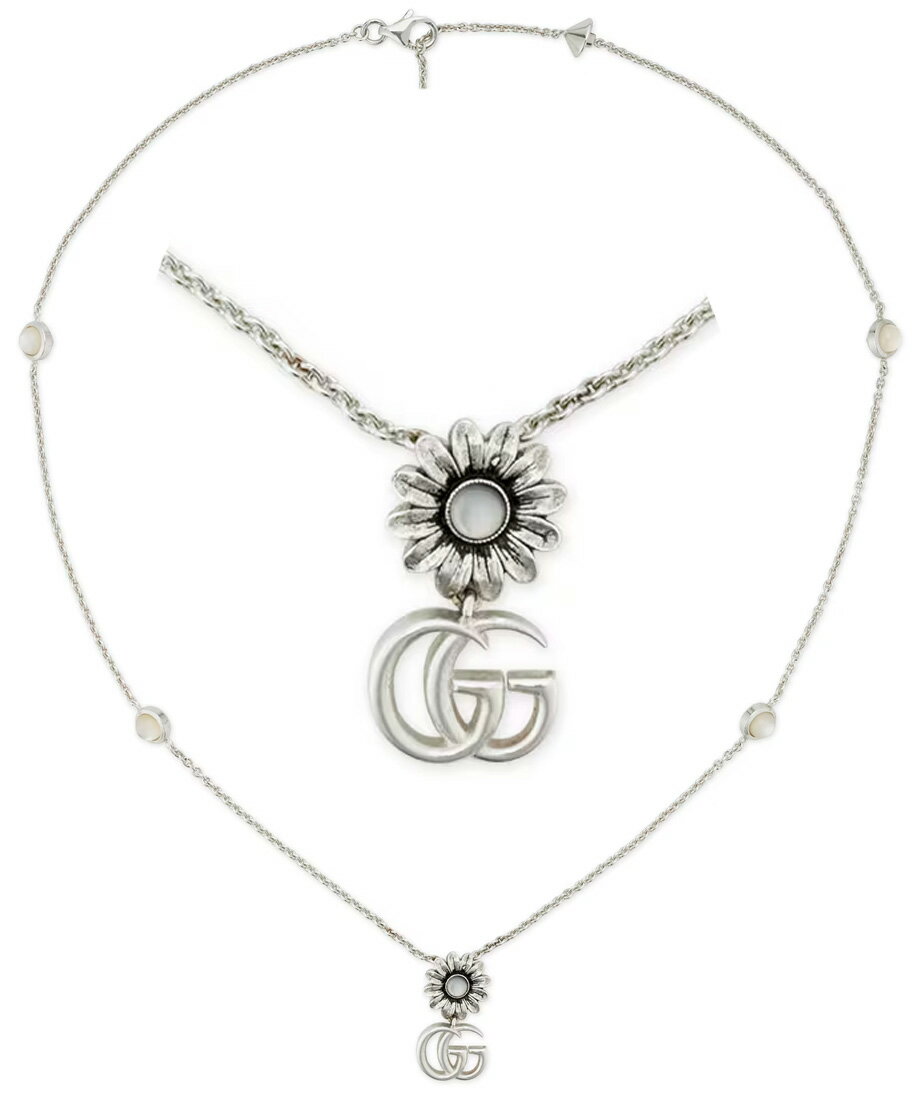 GUCCI å ǥ ֥Gͥå쥹ꥹޥ֥ѡڥȥͥå쥹֥Gե㡼ڥȥ󥰥С 925SVPENDANT GGMARMONT MOTHER OF PEARL8135SL