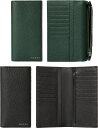 GUCCI グッチ メンズ メタルロゴ小銭入れ付き二つ折り長財布ブラック ダークグリーン 型押し牛革クレジットカードが沢山入る2つ折り長財布サイフ モアレライニング ロングウォレットLONG WALLET 3133DGN1000(4)