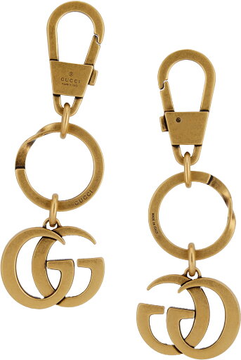 GUCCI グッチ キーホルダー メンズ レディースカラビナフック&キーリング アンティークゴールドダブルG キーチェーン ロゴ刻印 リングホルダーDOUBLEG KEYCHAIN 8233AGD GUCCI グッチ キーホルダー メンズ レディースカラビナフック&キーリング アンティークゴールドダブルG キーチェーン ロゴ刻印 リングホルダーDOUBLEG KEYCHAIN 8233AGD
