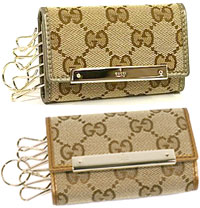 GUCCI グッチ 6連キーケースGGキャンバス キーホルダーブラック ベージュ×ダークブラウン ×アイボリー 100096439773×メタリックグレー ×メタルブラウン F4C2G97868526 ×ライトパープル ×ベージュ FFPAG85919691 9660