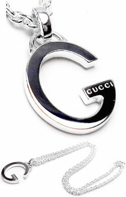 GUCCI グッチ ペンダントネックレスロゴ刻印Gプレート　GモチーフシルバーPENDANT NECKLACEスターリングシルバー　233936 J8400 8106メンズ　レディース　男女兼用スターリングシルバー925