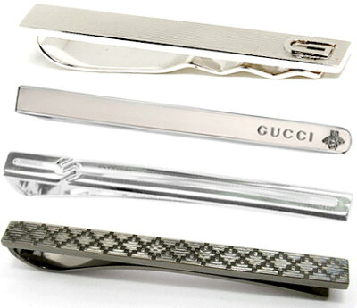 GUCCI グッチ ネクタイタイピンGトツロゴ ノットロゴ ロゴ&蜂刻印 ディアマンテスターリングシルバー J840081060702スーツスタイルのアクセサリービータイピン タイバータイバーギョーシェ J84008124