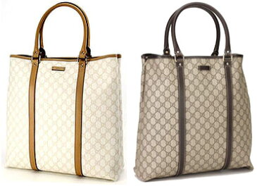 GUCCI グッチ ショルダーバッグショッピングトートバッグベージュ×ダークブラウンGG柄 コーティングGGキャンバスオフホワイト×ナチュラルベージュ 9076ショルダーバッグハンドバッグ 鞄 カバン BAG バック9643BR FCIEZ9076OWH IM825001
