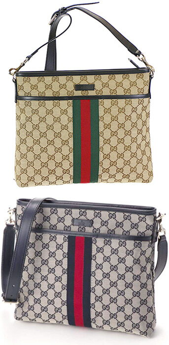 GUCCI グッチ斜め掛けショルダーバックGGキャンバス センターウェブラインベージュ×ブラック ベージュ×ネイビーメッセンジャーバッグ グリーン×レッドSHOULDER ORIGINAL.GG WEB 9678BK4080NV鞄 カバン BEIGE BAGBLU+BLU-BRB EBONY+NERO-VRV