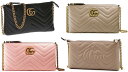 グッチ ポシェット レディース GUCCI グッチ レディースGGマーモントロゴプレートショルダーバッグ ブラック ピンクベージュキルティングレザー 斜め掛けポシェットショルダーストラップ 鞄GG Marmont mini chain bag GGMARMONT2.0 PORCELAIN ROSE 5729PKBE 5909PKFARFE