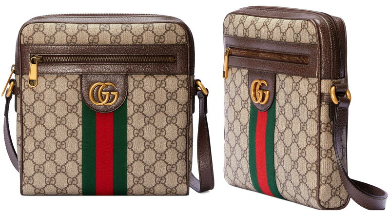 グッチ 帆布・キャンバス ショルダーバッグ レディース GUCCI グッチ ショルダーバッグコーティングGGキャンバス ベージュブラウン ネイビー レザートリム フロントファスナーポケットダブルGロゴGG柄 コーティングGGキャンバス グリーン×レッドセンターウェブライン ブルーSHOULDERBAG96IWT8745BEBR4076NV