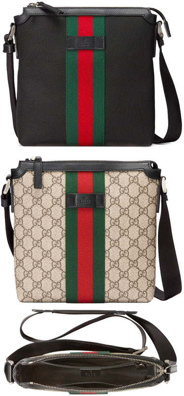 グッチ ナイロン バッグ（レディース） GUCCI グッチ ショルダーバッグエンボスロゴレザータグメッセンジャーバッグGGスプリームコーティングキャンスベージュ×ダークブラウンブラック ナイロン センターウェブラインレザートリム グリーン×レッドウェブ9692BEDBRKWT7N1060BK