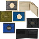 グッチ 二つ折り財布（メンズ） GUCCI グッチ メンズ小銭入れ付き2つ折り財布ラウンドロゴレザーパッチGGパターン ブラック ブルーオフホワイト ブルー ダークグレースクリプトロゴ 二つ折り財布 レザートリムH9HAN1263DGYOWH1000BK4267BLBK3300GNOFFTHEGRID H9HAK4268BLOWH