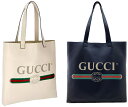 GUCCI グッチウェブライン ロゴプリント トートバッグブラック ホ...(4)