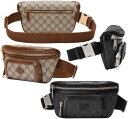 GUCCI グッチフロントラウンドファスナーポケットレザートリムウエス...(4)