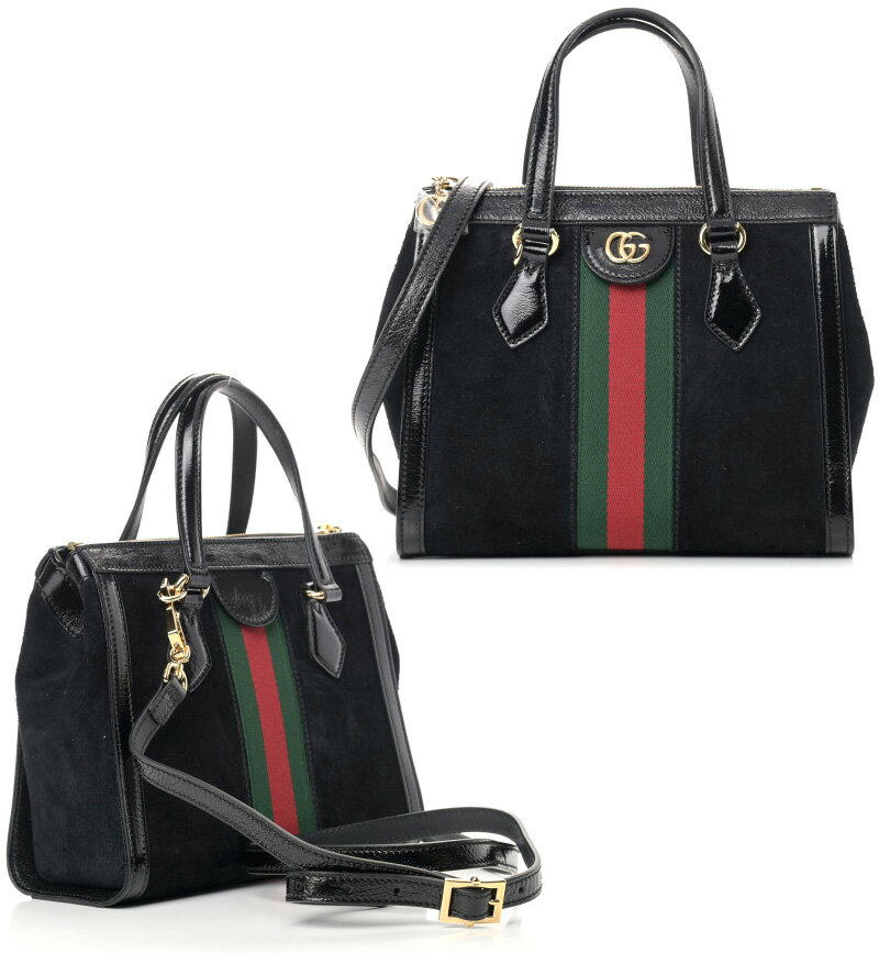 グッチ ハンドバッグ GUCCI グッチ2WAYショルダーバッグハンドバッグ トートバッグダブルGロゴ ブラック レッド スウェードグリーン ネイビー ×レッド ウェブライン取り外し可能ショルダーストラップウェブストライプ 鞄 カバン PETITEGGMARMONT1060BKD6ZYB8670RE