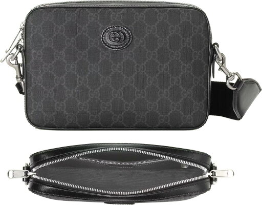 GUCCI グッチ斜め掛けショルダーバッグインターロッキングGエンボスオーバルレザータグブラックGGスプリームキャンバスコットンリネンライニングダークグレースクエアGGプラス鞄 ブラックレザートリム コーティング1000BK GUCCI グッチ斜め掛けショルダーバッグインターロッキングGエンボスオーバルレザータグブラックGGスプリームキャンバスコットンリネンライニングダークグレースクエアGGプラス鞄 ブラックレザートリム コーティング1000BK