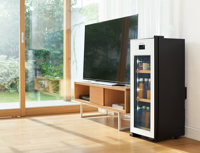 リビングワインセラー ホワイト ブラック9本収納家庭用縦型ワインセラー業務用のパ...