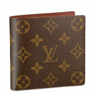 ルイヴィトン 二つ折り財布（男性向け） LOUIS VUITTON WALLETルイヴィトン 財布ブラウンモノグラム 小銭入れ付き二つ折り財布ポルトフォイユ マルコ サイフ さいふ 2折り財布MONOGRAM モノグラム