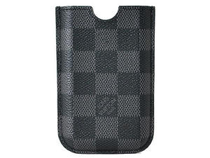 LOUIS VUITTON　iphone　CASEルイヴィトン　アイフォンケースダミエ　グラフィット　エテュイiphone 3G 携帯ケースIPHONEケースブラック×グレー N62669