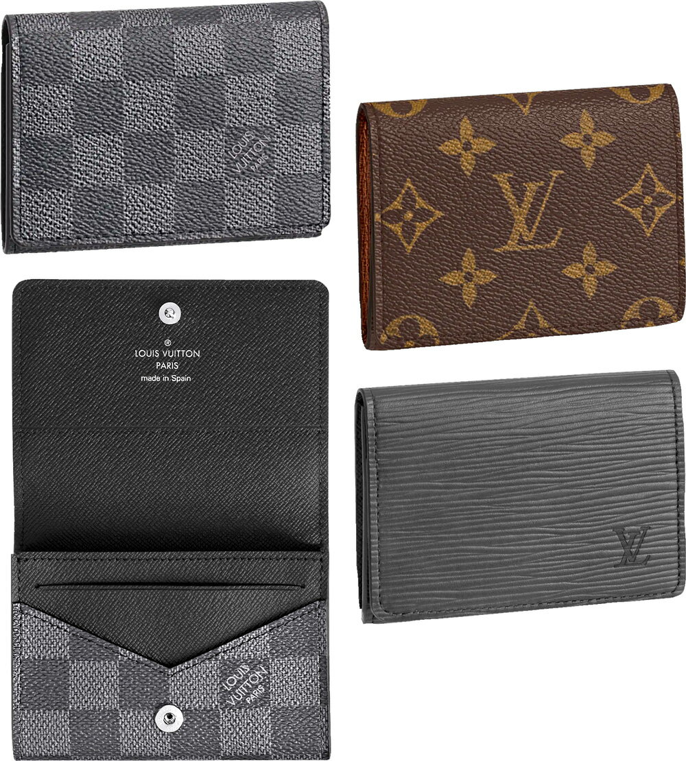 ルイヴィトン 名刺入れ LOUIS VUITTON CARDCASEルイヴィトン カードホルダー 名刺入れ カードケースブラックエピレザー ブラウンモノグラムキャンバス ダミエグラフィット キャンバスGYアンヴェロップカルトドゥヴィジットモノグラムブラウン MONOGRAM