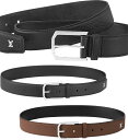 LOUIS VUITTON ルイヴィトンメンズ レザーベルト ベルトエッジLVロゴピングレインレザー×カウハイドレザー ヘキサ艶消しシルバーピンバックル 型押し...