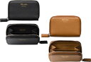 PRADA プラダ メンズ レディースラウンドファスナー小銭入れ 財布コインケース ホットスタンプレタリングロゴブラック キャメルブラウンレザー サイフ さいふソフトグレインレザー 箔押しロゴ 牛革F0002F02ECBR(4)