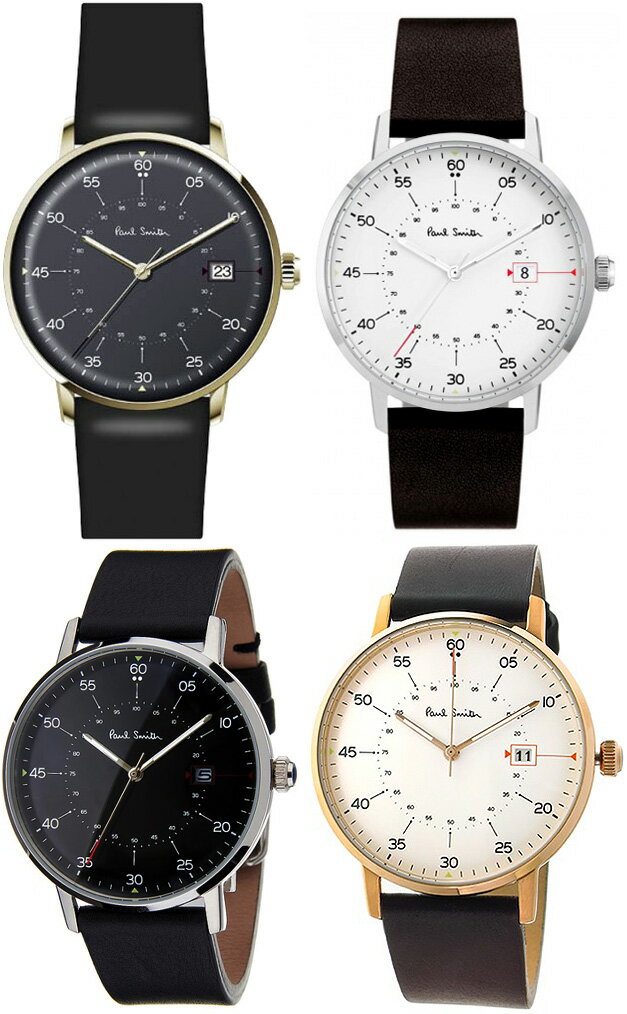 Paul Smith ݡ륹ߥ ӻץ󥺥ʥåۥ磻 졼 ֥å쥶٥ С ԥ󥯥Men's Classicwithatwist watch饦ɥեǥȥ 饷å