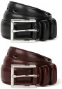 Paul Smith COLLECTIONポールスミスコレクションスクエアバックル シルバーラグジュアリコードバンレザーベルトブラック ダークブラウンユニセック...