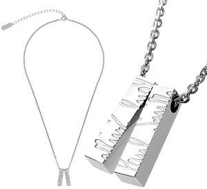 Paul Smith ݡ륹ߥåȥե WƥåСȥåץСڥȥͥå쥹꡼ ֥륰쥤֥800SLCUTOFF NECKLACE