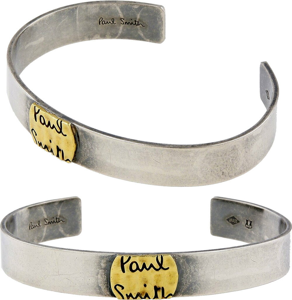 Paul Smith ݡ륹ߥȥߥ󥰥Х르ɥץ졼ȥСХ󥰥֥쥹åȥ C󥰥֥쥹 ǥ ˽ѥ˥󥸥åܥSILVER BANGLE BRACELET