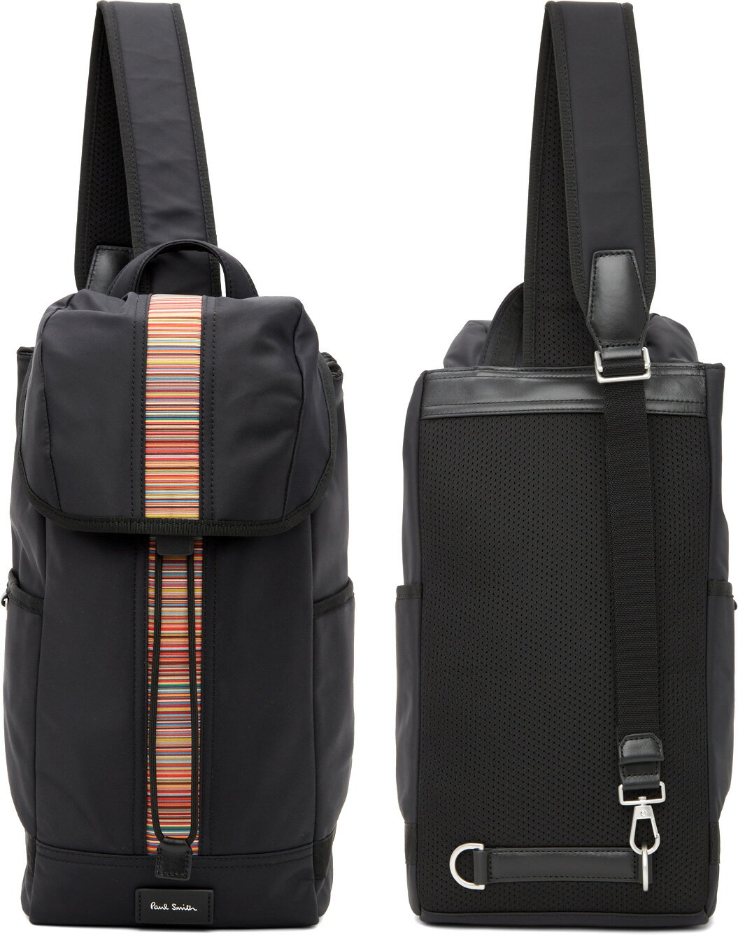 Paul Smith |[X~X Y fB[X}`J[XgCv {fB[obOZ^[}`J[CV [obO {fBobO ubNubN Вh[R[h~XibvONE SHOULDER TRAVELER BODY BAG 79BK