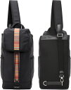 Paul Smith |[X~X Y fB[X}`J[XgCv {fB[obOZ^[}`J[CV_[obO {fBobO ubNubN Вh[R[h~XibvONE SHOULDER TRAVELER BODY BAG 79BK