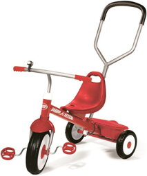 RADIO FLYER ラジオフライヤーTrikes & Bikes 三輪車＆自転車Deluxe Steer & Stroll Trike レッド前輪操作が可能な取り外し可能プッシュハンドル付きの三輪車です。