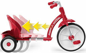 RADIO FLYER　ラジオフライヤーTrikes & Bikes　三輪車＆自転車Grow 'N Go Flyer　3輪車　レッドGrow-with-Me Trike　#470グローゴーフライヤー　グローウィズミー小物入れ付きスライドシート調整可能