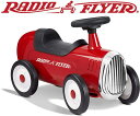 RADIO FLYERラジオフライヤー地面を蹴って進む乗用玩具レトロクラシックデザインキックカー 安定する4輪車ハンドルを切って思いのままの運転クラシックカー ライドオンクラクションを鳴らせて遊べますRide Ons Retro Car