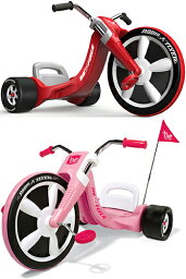 RADIO FLYER ラジオフライヤー前輪にペダルが付いた3輪車レッド ピンク フラッグ付きTrikes & Bikes 三輪車＆自転車ビッグフライヤー レーシングタイプの三輪車Big Flyer #79#474 DELUXE BIG FLER