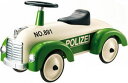 アルタバーグ ARTABURG足蹴り乗用玩具 パトカー ベージュ×グリーンSPEEDSTER GREEN POLICEアータバーグ スピードスター グリーンポリス子供用足蹴り＆ライドオン［乗り物玩具］パトロールカー 警察者 肌色×緑MORE FOR KIDS(Age1-3)