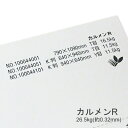 セール限定350円OFFクーポン 【特殊紙】カルメンR 26.5kg(0.32mm)【ファンシーペーパー 白ボード紙】