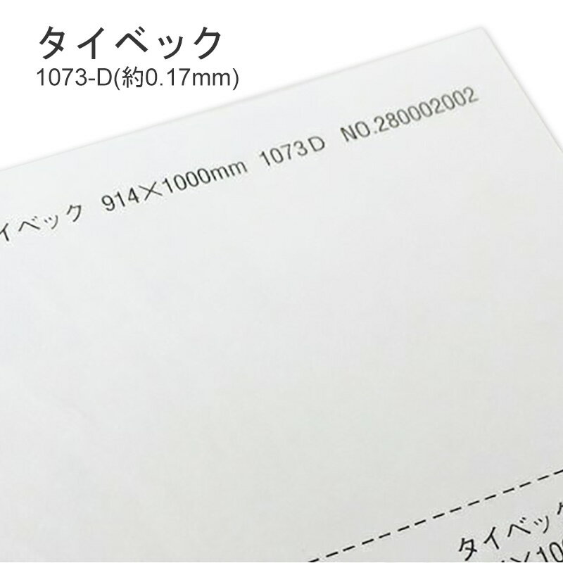 5月最大350円OFFクーポン 【特殊紙】タイベック 1073-DR (旧：1073-D) (約0.17mm)【苗木の名札 IDリス..