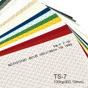 5月最大350円OFFクーポン 【特殊紙】TS-7(タントセレクト7) 100kg(0.19mm) B5 100枚選べる3色【ファンシーペーパー 印刷用紙 型押し模様 エンボス】