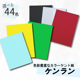 5月最大350円OFFクーポン 【特殊紙】ケンラン 265kg(0.35mm) A4 100枚選べる44色(あ～た行)【ファンシーペーパー 印刷用紙 カラー用紙 カラーペーパー 紙飛行機 カード 平らな紙 カラー ケント紙 再生紙】