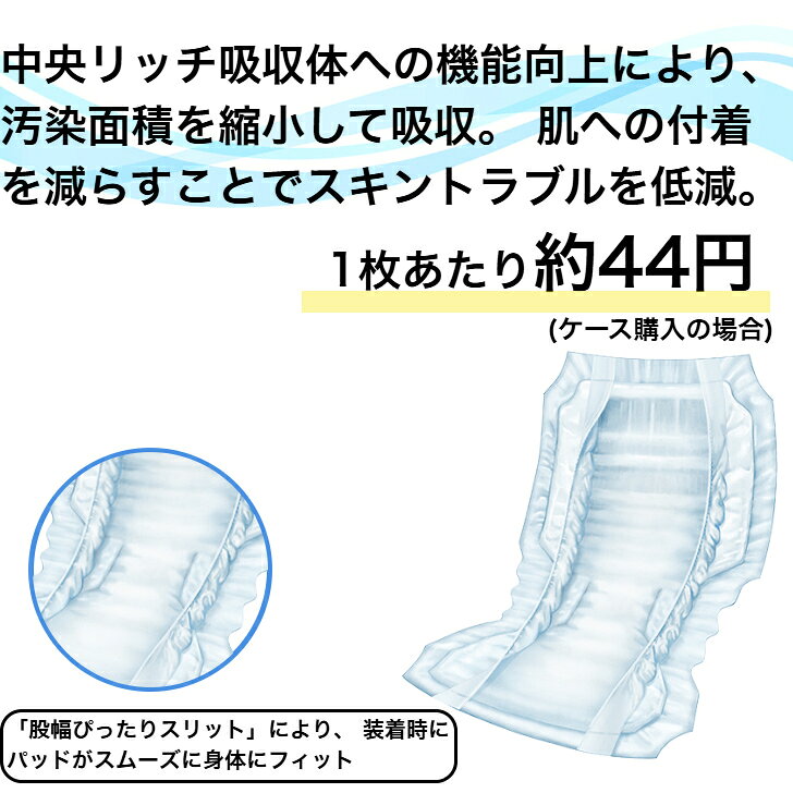 尿とりパッド ネピアテンダー 日中軽快パッド 1パック45枚入り 目安吸収量約3回分 ネピア 介護用 おむつ用パット 大人用 紙おむつ パッド 尿取りパッド男性用 尿とりパッド女性用 尿取りパット 高齢者 kamiomutsu-honpo-10000038 紙おむつ本舗 サンプル画像2