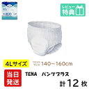 【あす楽】 TENA パンツ プラス XL ( 4L ) 12枚×1袋 ユニ・チャーム メンリッケ テーナ 業務用 ケース販売 おしっこ約4回分 介護用紙おむつ ユニチャーム 大きい人のはくパンツ はくパンツ BIG 4L 便 介護用紙おむつ