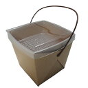 ★訳あり★デリメイトTK125クラフト持ち手付 20枚【E4-1・上蓋・中蓋・容器3点セット】(カンゴウ容器セット)