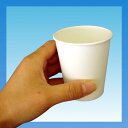 【箱買い】紙コップ5オンス（約160cc）白無地3000個　【業務用】(paper cup 5oz)