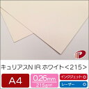 キュリアスN IRホワイト<215> A4 | 印刷用紙 プリント キラキラ ファンシーペーパー ペーパークラフト 大人 キット ハンドメイド 材料 パーツ ピ...