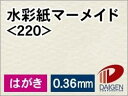 水彩紙マーメイド<220> はがき 100枚 | 水彩画 水彩紙 マーメイド紙 画用紙 絵の具 紙 用紙 ペーパー サイズ 文具 文房具 オフィス用品 事務用品...