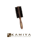 【LINE登録で300円クーポン】大阪ブラシ ロールブラシ アレキ猪毛(大)|ヘアブラシ クシ 櫛 ヘアセット スタイリング ブラッシング カール 猪毛 ヘアケ...