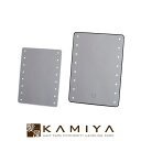 【全商品対象クーポン配布中】ヤマムラ ブライトニングミラー YLD-2500|卓上 ハンド ミラー LEDライト 照明 付き タッチパネル 化粧 メイク おすす...