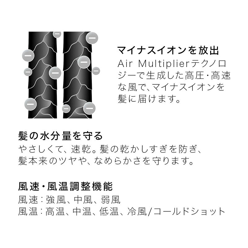 【LINE登録で300円クーポン】ダイソン Supersonic ヘアドライヤー ニッケル コッパー HD08 Origin JP BNk/BCo|ダイソン Dyson ドライヤー ダイソン ドライヤー パワフル 速乾 低温 熱ダメージ 防止 予防 マイナスイオン 風速 風温 温度 調整 オーバードライ 艶 kamiya-10037261 髪屋 サンプル画像3