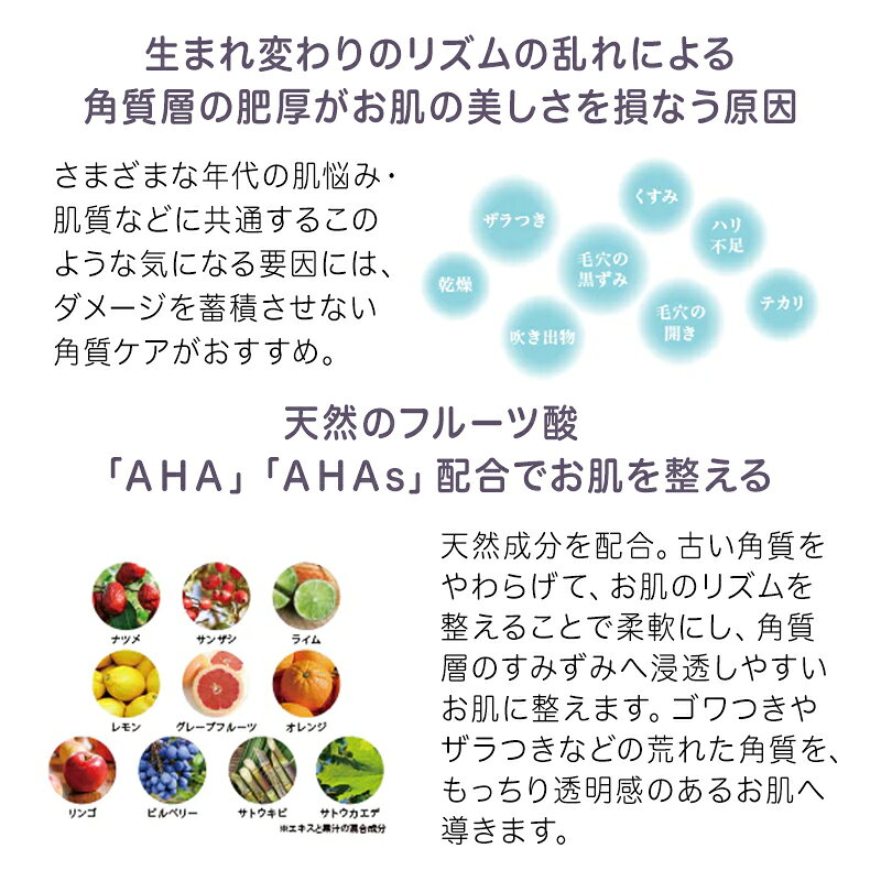 【ガチャで最大20%OFF】KISSUI キッスイ スキンソフナーC 77ml|化粧水 角質 ケア フェイス AHA AHAs 乾燥 ざらつき くすみ ハリ 黒ずみ 毛穴 吹き出物 ニキビ 開き テカり 艶 つや 美肌 整肌 透明感 陶器肌 ごわつき ピーリング 潤う うるおう 潤い kamiya-10036520 髪屋 サンプル画像3