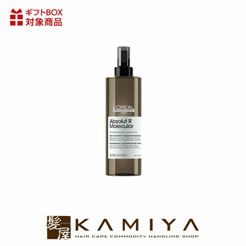 【LINE登録で300円クーポン】ロレアル プロフェッショナル セリエ エクスパート アブソルート R モレキュラープレトリートメント 190ml|ダメージ 浸透 美容ケア カラー パーマ 美しい 健康的 動き 髪疲労