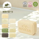 【LINE登録で300円クーポン】NABLUS SOAP ナーブルスソープ 無添加 完全オーガニック石鹸 100g|ナチュラルオリーブ 死海の泥 タイム ダマスクローズ ざくろ アボカド ぶどう ティーツリー ヤギミルク 保湿環境 乾燥対策 ミネラル 毛穴すっきり