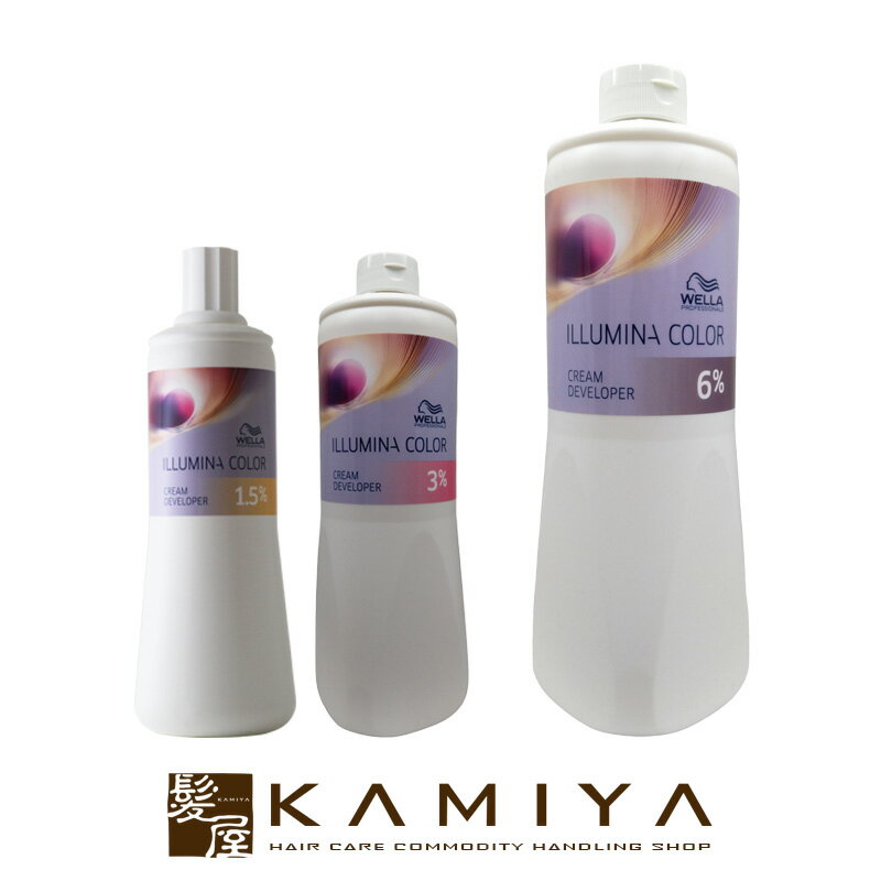 ウエラ プロフェッショナル イルミナ クリームデベロッパー 1000ml 2剤|カラー剤 wella illumina color ヘアカラー アルカリカラー ツヤカラー カラーリング おしゃれ染め 白髪染め グレイヘア ヘアカラー